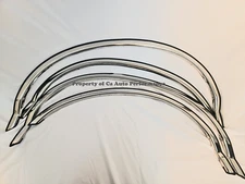 For F-150 Bronco F-250 F-350 87-1996 Chrome Polished Stainless Fender Trim 1"