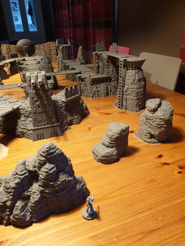 Sci fi Military Base - Infinity, Star wars legion/shatterpoint wargaming terrain - Picture 13 of 14