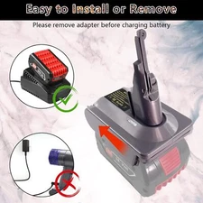 For Dyson V7 V8 Adapter for Bosch 18V GBA Battery Converter To V8 Vacuum Cleaner