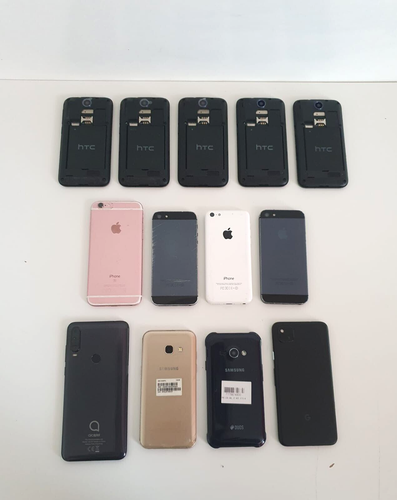 Job Lot 13X Mixed HTC, iPhone, Google Pixel, Samsung - Untested Spares/Repairs - Afbeelding 2 van 2