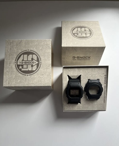 CASIO G-SHOCK DWE-5657RE-1ER 40 ANIVERSARIO ReMaster Serie Negro LTD Rare