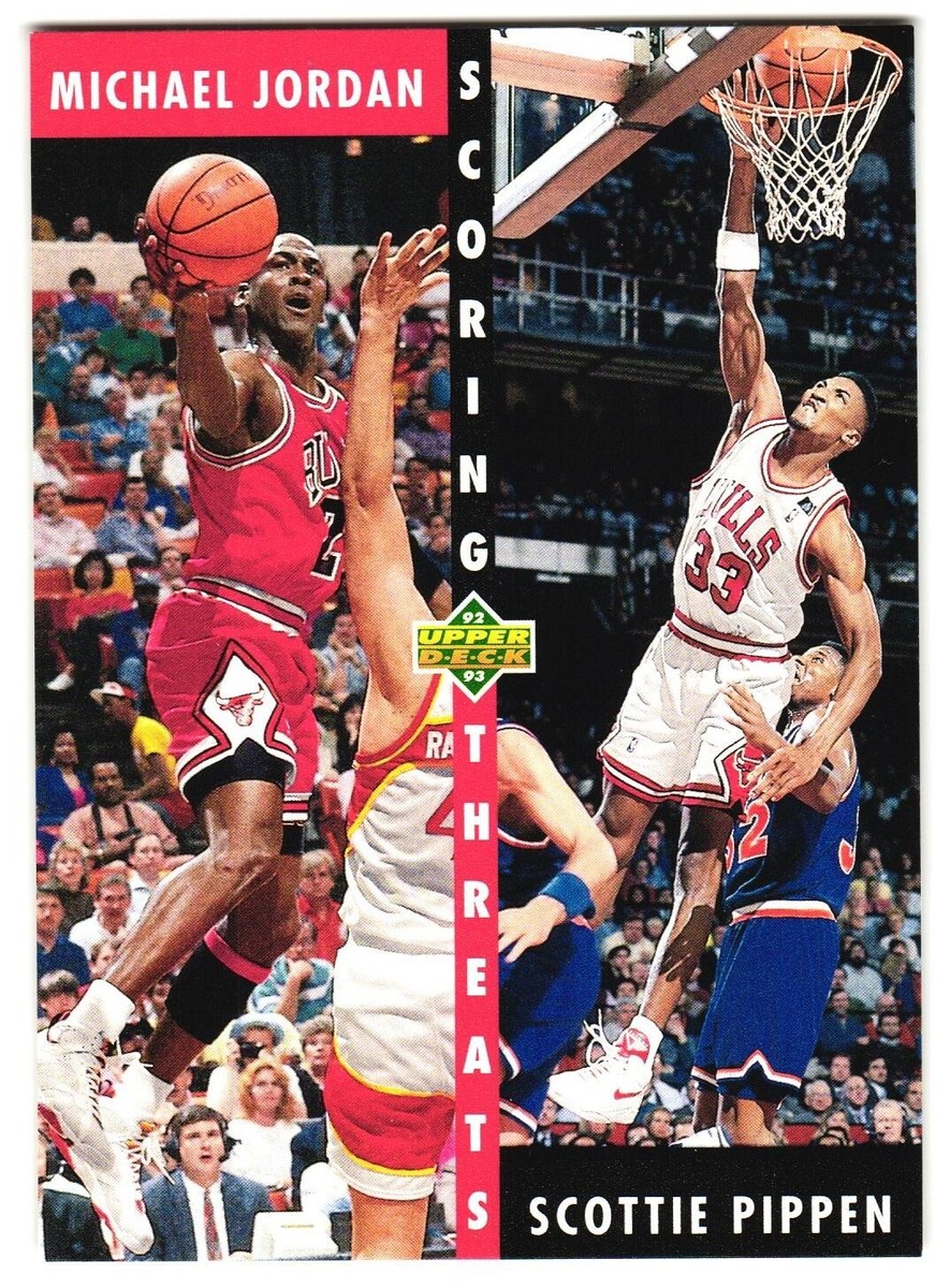 Jordon & Pippen 1992-93 Upperdeck NBA Card #62 | eBay