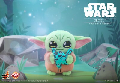 ［限定］GROGU Cosbi Plush Keychain Star Wars Hot Toy Cosbi - Star Wars Grogu Cosbi Blind Box Plush