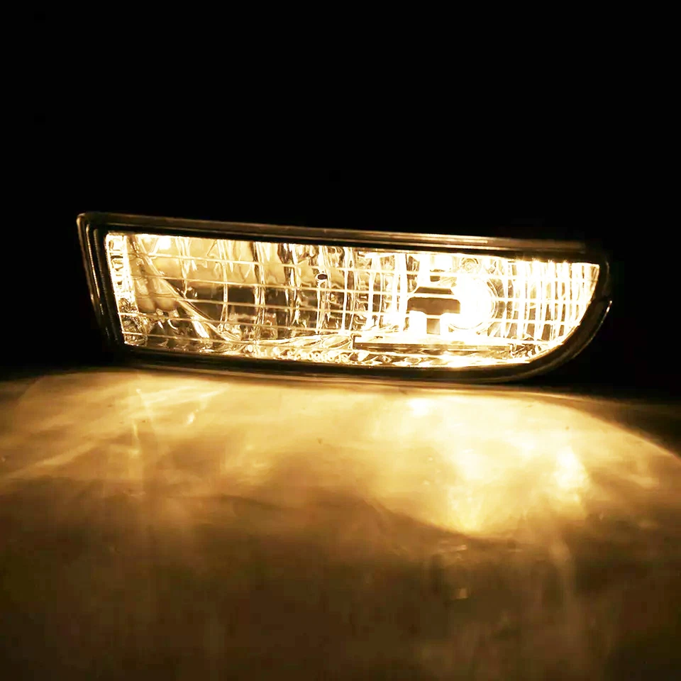 For 1997-2001 Honda Prelude Clear Lens Fog Lights Bumper Driving Lamps w/wiring - Image 3 of 4