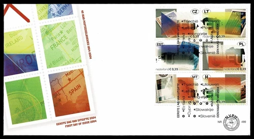 SG05 NETHERLANDS 2004 Two FDC's European Union