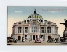 Postcard Palace of Fine Arts Mexico City Mexico