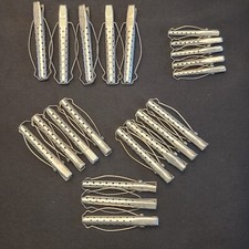 Antique Goody Perm Setting Rods 21 Pc Set Aluminum USA Multi Size Vintage Curls