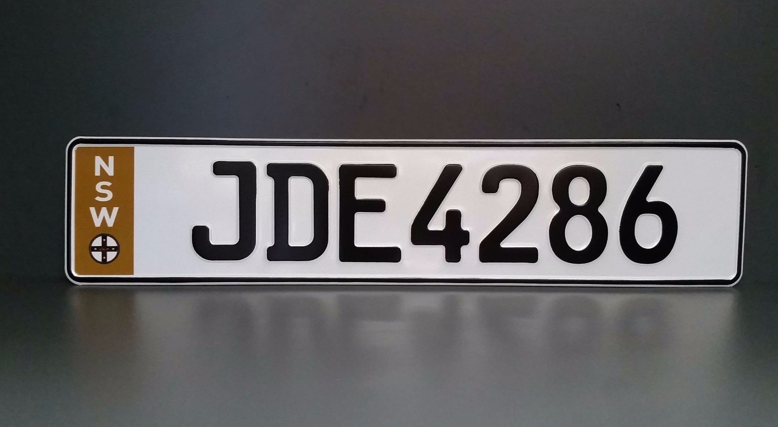 NSW New South Wales Euro European License Plate Number Plate Embossed NSW New South Wales Euro European License Plate Number Plate Embossed