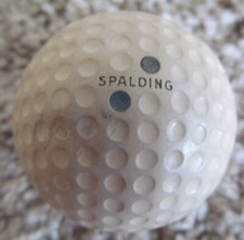 VINTAGE SPALDING TOP-FLITE DOUBLE DOT GOLF BALL WITH CADWELL-GEER COVER