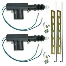 2x HD Universal High Power Door Lock-Unlock Actuator 12-Volt Motor Kit Hardware