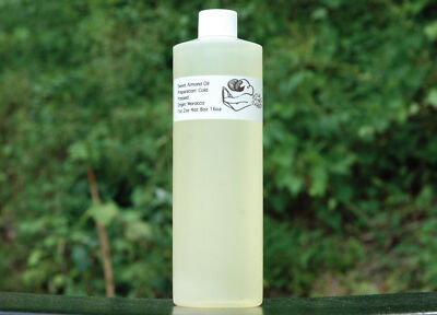 Cold Pressed Sweet Almond Oil (Prunus dulcis) 1 2 4 8 16 32 oz.