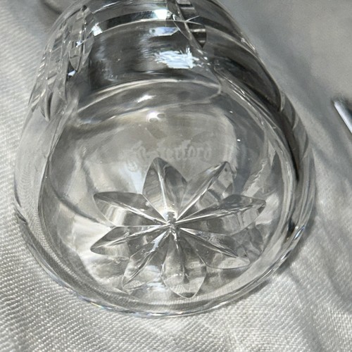 Waterford Crystal Honey Jar & Heritage Sterling Silver Reigning Beauty Spoon 4" - Picture 5 of 7