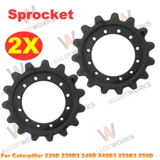 2pcs Sprocket for Caterpillar 239D 249D 259D 239D3 259B3 15 Teeth 304-1870
