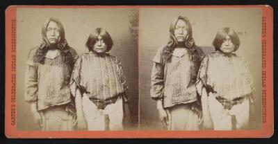 Unidentified portrait of Native Americans c1900 Old Photo
