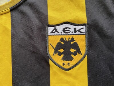 AEK ATHENS 2002 2004 HOME FOOTBALL SHIRT SOCCER JERSEY NIKE sz S