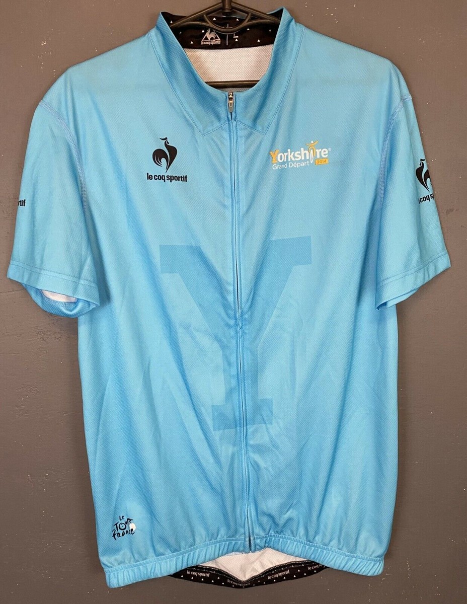MEN LE COQ SPORTIF YORKSHIRE 2014 CYCLISMO CYCLING BICYCLE SHIRT