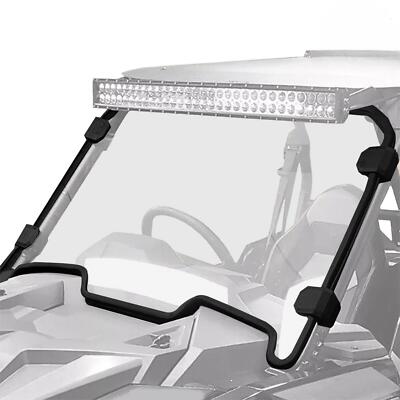 Front Full Windshield Scratch Resistant For 2019-23 Polaris RZR XP 4 1000 Turbo