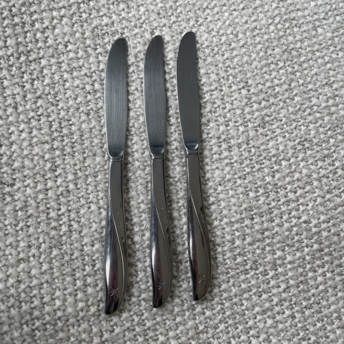 Vintage Oneida Twin Star Atomic Starburst Teaspoon – Stainless Steel, Mid-Century