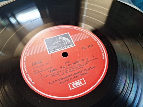 NM EMI ASD 3039 ED1 : Bizet Roma Symphony Louis Frémaux LP - Picture 5 of 6
