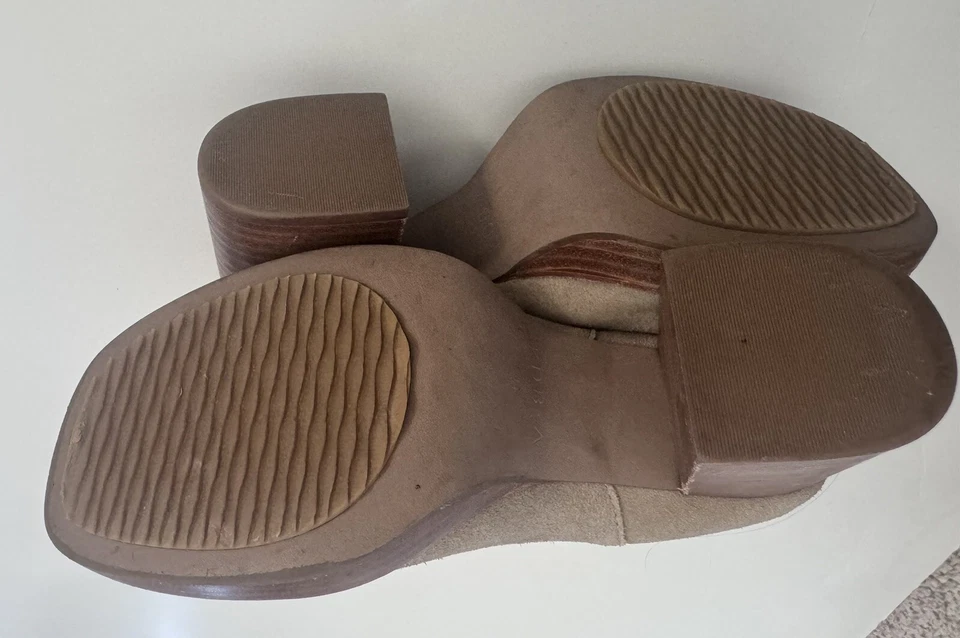 Botas al tobillo Kelsi Dagger Brooklyn Racer marrón cervatillo gamuza plataforma mujeres Chelsea 9 Foto 3 de 4