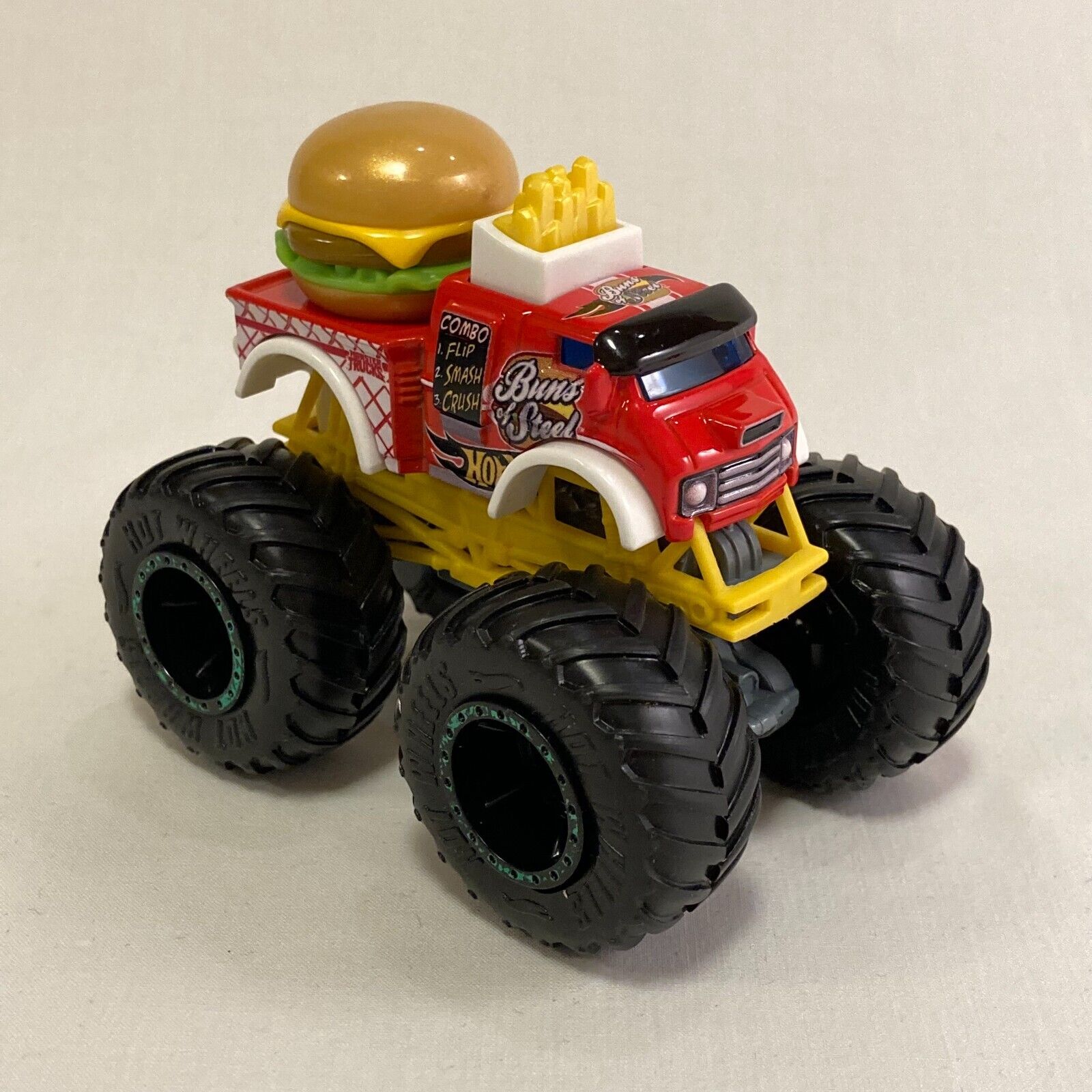 Hot Wheels Monster Jam Truck Buns Of Steel Food Truck Like No Other Red 2022