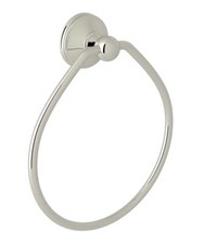Rohl U.6634PN Perrin  Rowe Georgian Era Wall Mount Towel Ring, Polished Nickel