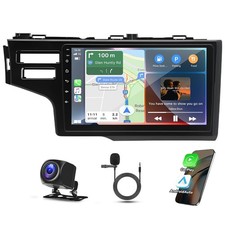 9 Inch Android 13 Car Stereo for Honda Fit 2014-2018 IPS HD Touch Screen Doub...