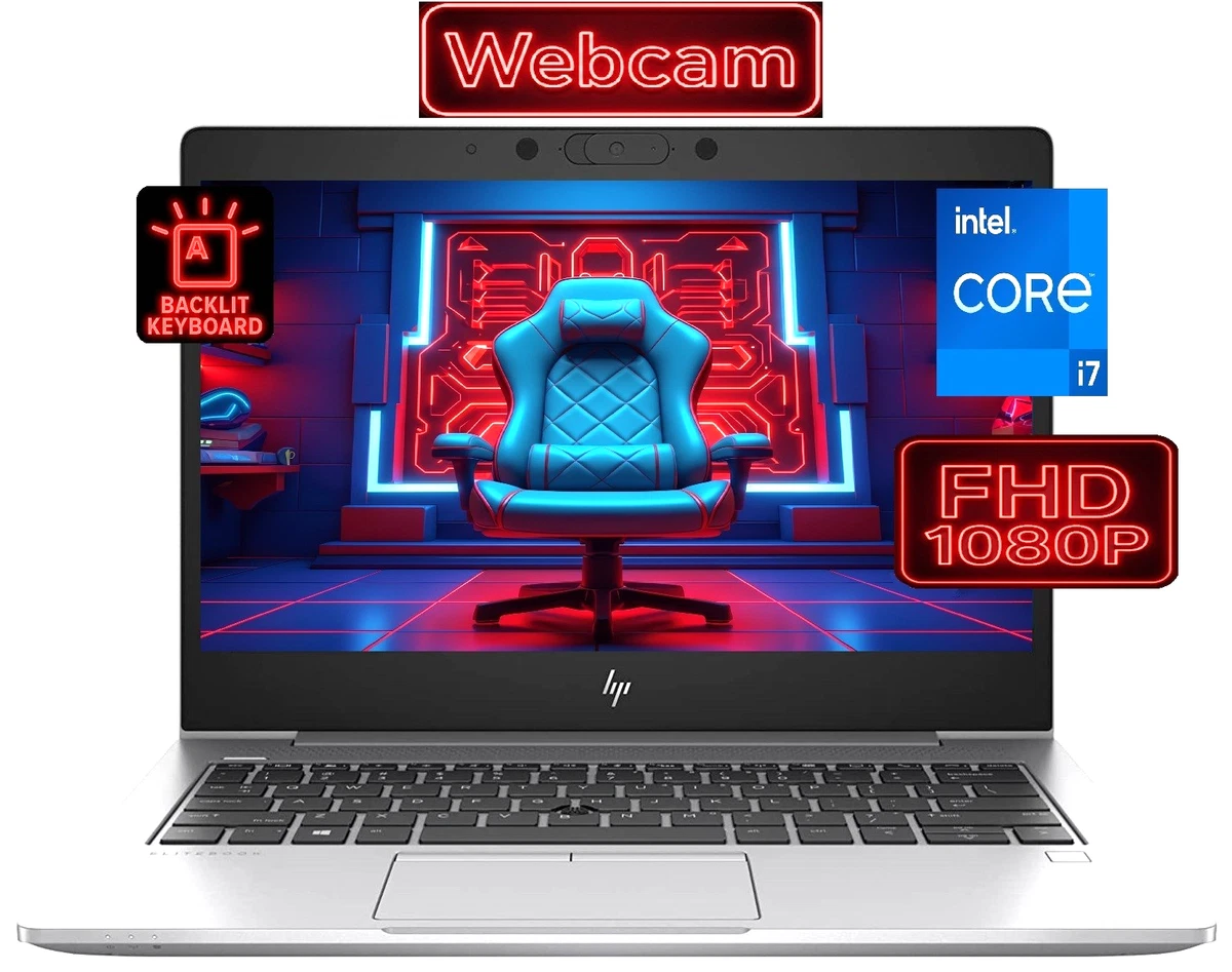 HP Intel Core i7 8th Gen. PC Laptops & Netbooks 256 GB SSD
