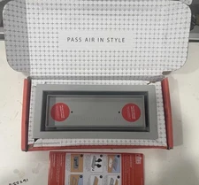 Flush Floor Heat Register Gray Paintable Vent 10" x 4" Fittes Set of 2