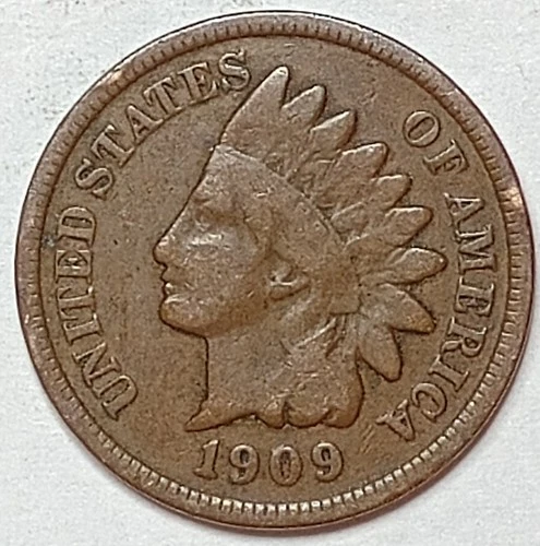Indian Head Penny Lot of "1"VERY NICE 1909 GOOD OR BETTER° $ FREE SHIPPING $#940