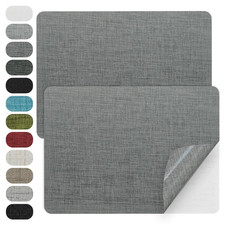 2 Pcs 8 x11 Inch Linen Repair Patches, Self-Adhesive Fabric Patch for Sofas, Cou