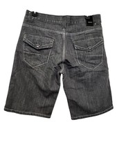 vintage Y2K Southpole Mens Loose Fit Denim Shorts Gray Size 38