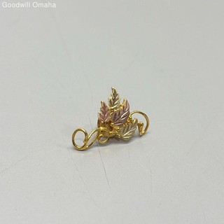 RGC 10KT/12KT Black Hills Gold Leaf Design Pin Tested