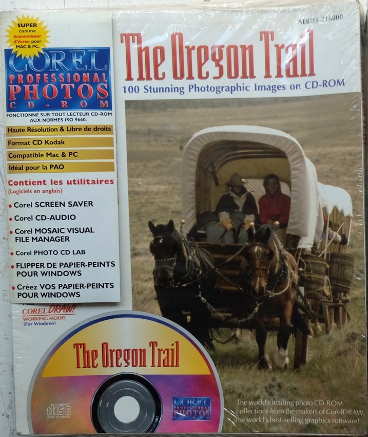 Images libres de droits Oregon Trail Corel pack de photos d'illustration Mac PC