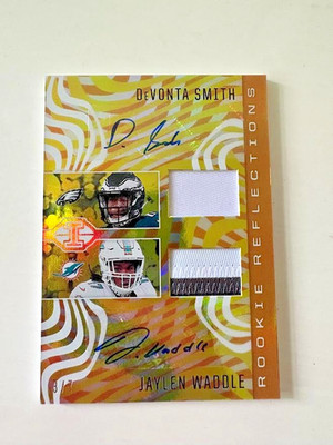 DeVonte Smith/ Jaylen Waddle Dual Rpa /7 Rookie Reflections