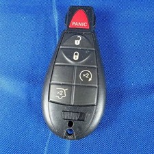 4-button FOBIK remote compatible with various Chrysler, Dodge, and Jeep.