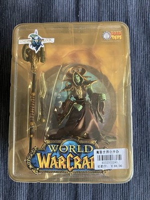 World Of Warcraft Undead Warlock Hexenmeist Figure New SOTA Toys 2004 Bonus Base