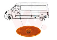 VAN Wezel Seitenmarkierungsleuchte 4388975 FüR Nissan Opel Renault Movano X62 3