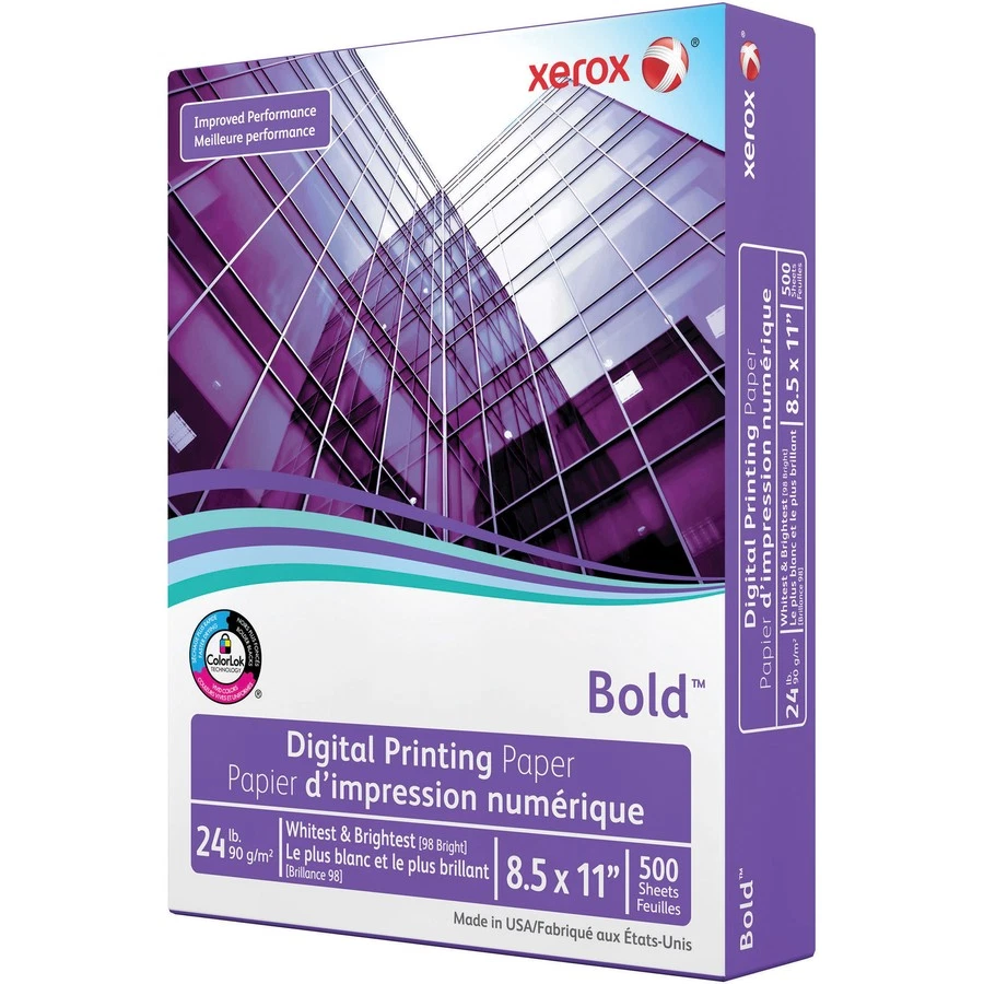 Xerox Color Xpressions+ Copy Paper - Letter - 8.50" X 11" - 24 Lb - Smooth - 98 - Image 3 of 4