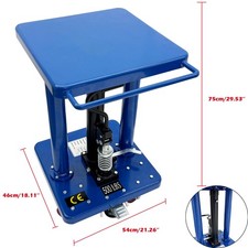 Foot Pedal Steel Hydraulic Post Lift Table for Material Handling 500LB. Capacity