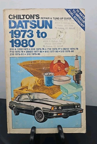 1973 - 1980 DATSUN 210 200SX 510 610 710 810 MAXIMA CHILTON Shop Manual Repair