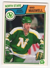 1983-84 O-Pee-Chee Brad Maxwell #175 North Stars