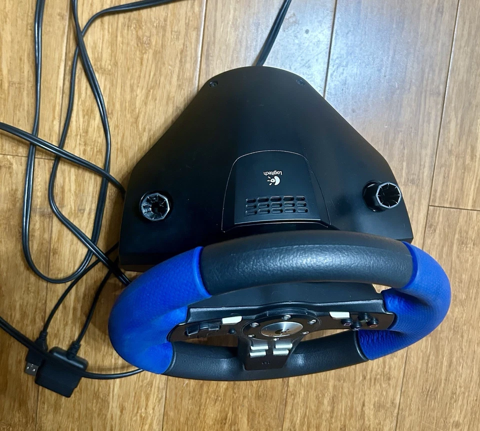 Logitech Driving Force EX - Lenkrad/ NUR Basis - für PS2/ PS3 - Bild 3 von 4