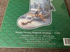 Candamar Design Stocking Cross Stitch Kinkade Sunday Evening Sleighride 51102 — photo 3