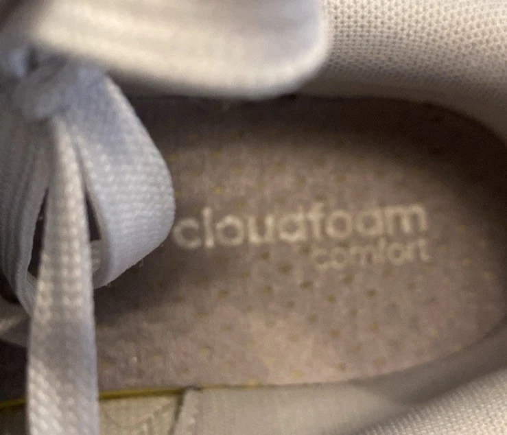 Adidas Cloudfoam Advantage Zapatillas Blancas Para Mujer Talla 8.5 8 1/2 Foto 4 de 4