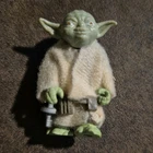 Vintage 1980 Star Wars Yoda Action Figure with Cloak and Belt