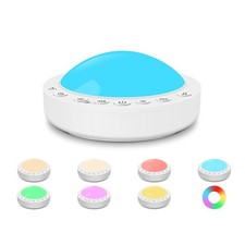 White Noise Machine for Baby, Portable Sound Machine With Night Light for Tra...