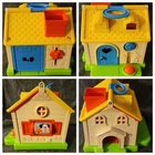 Vintage 1984 Fisher Price Discovery Cottage Jumbo Little People # 136 House USA