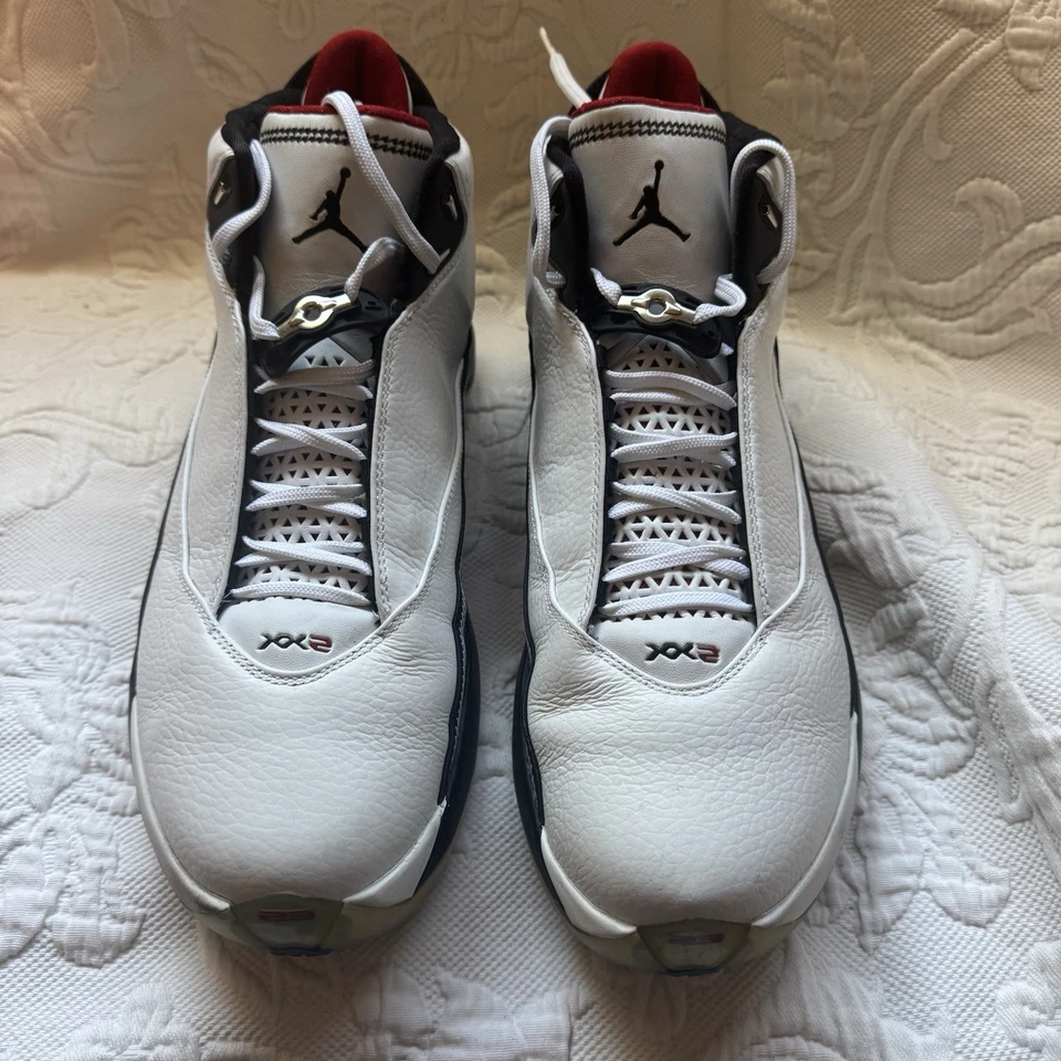 Talla 11.5- Air Jordan 22 OG Blanco Rojo Universitario (Grado B) Foto 3 de 4