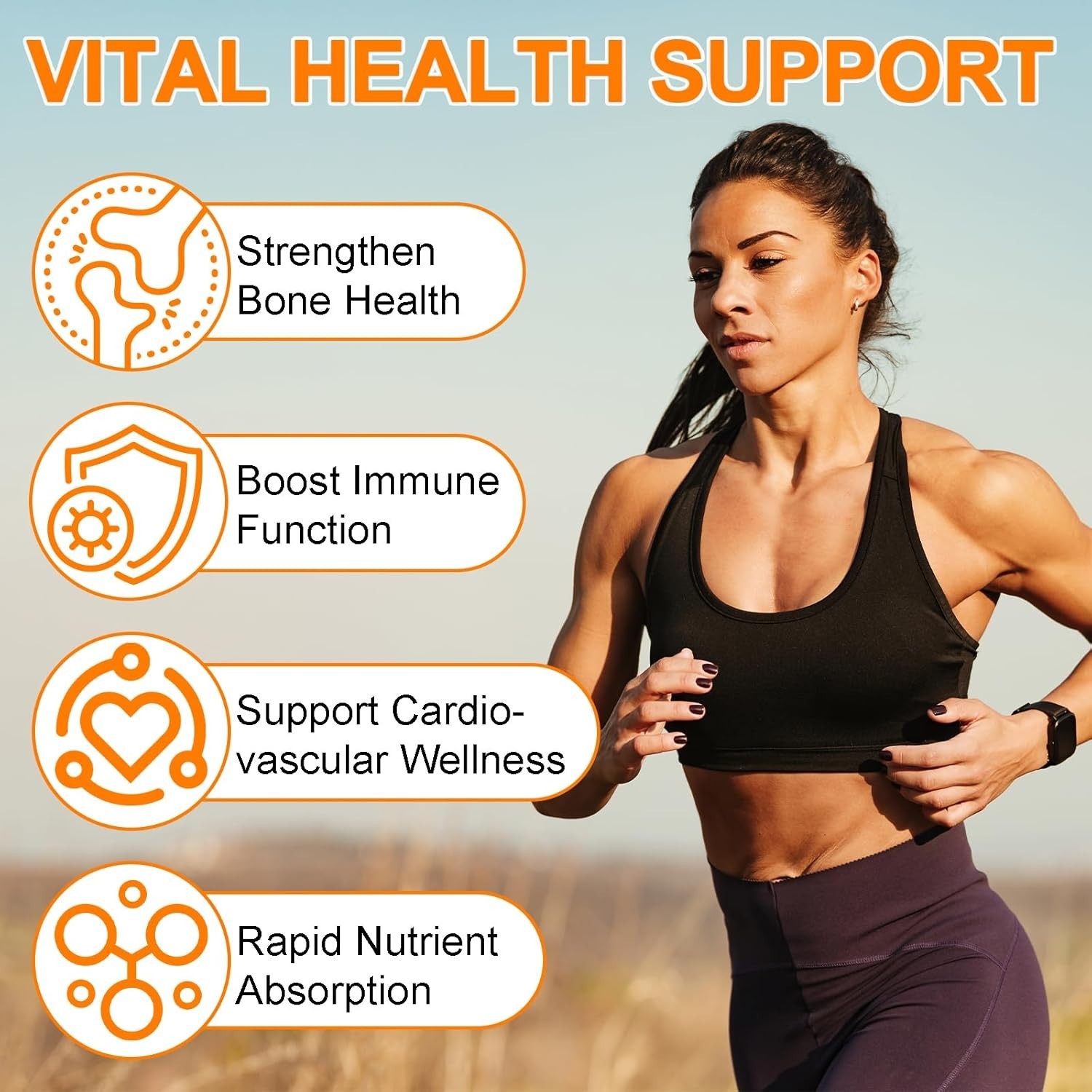 Liquid Vitamin D3 K2 5000 iu & 120 mcg - Vitamin D with MK7 Vitamin K2 Drops - B